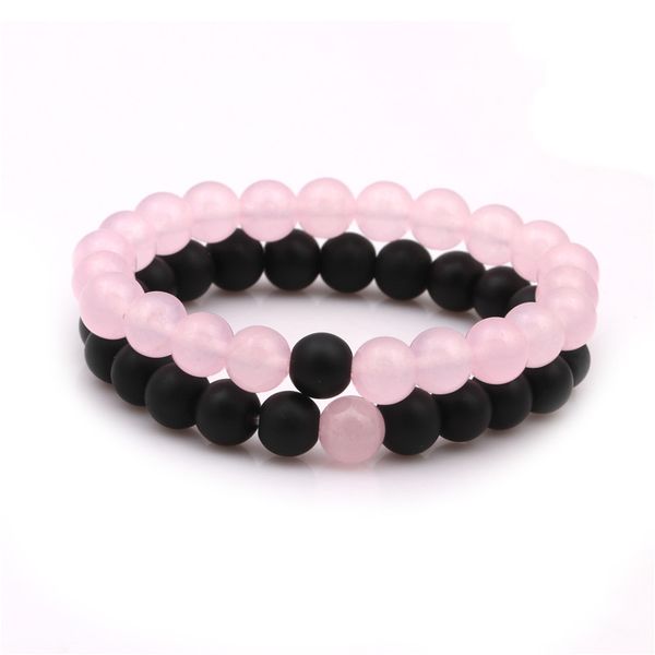 2pcs/set natural stone handmade strands beaded bracelets for men women lover energy charm party valentine's day jewelry, Black
2pcs/set natural stone handmade strands beaded bracelets for men women lover energy charm party valentine's day jewelry, Black