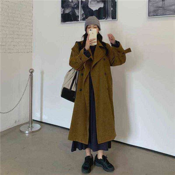 women's trench coats fashion brand women coat long double-breasted belt brown lady clothes autumn spring outerwear oversize quality t22, Tan;black
women's trench coats fashion brand women coat long double-breasted belt brown lady clothes autumn spring outerwear oversize quality t22, Tan;black