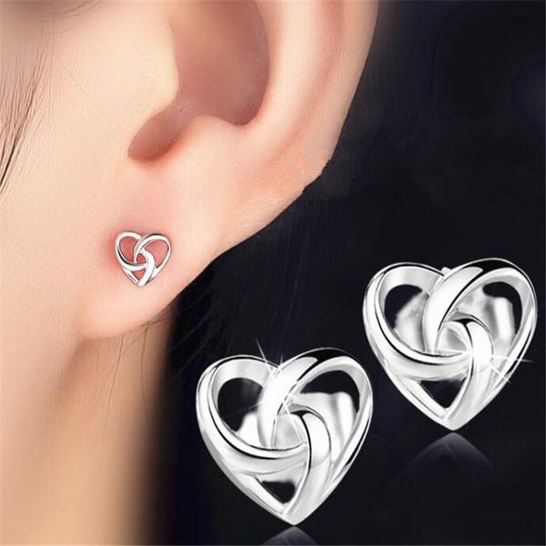 stud korean style sweet girl heart earrings silver color for women wedding party simple jewelry, Golden;silver
stud korean style sweet girl heart earrings silver color for women wedding party simple jewelry, Golden;silver