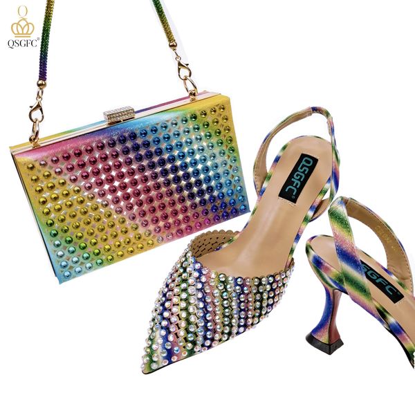 qsgfc new designer womens shoes and bag popular cutout style in rainbow color for wedding dress shoes nude black high heels luxurys pointed
qsgfc new designer womens shoes and bag popular cutout style in rainbow color for wedding dress shoes nude black high heels luxurys pointed