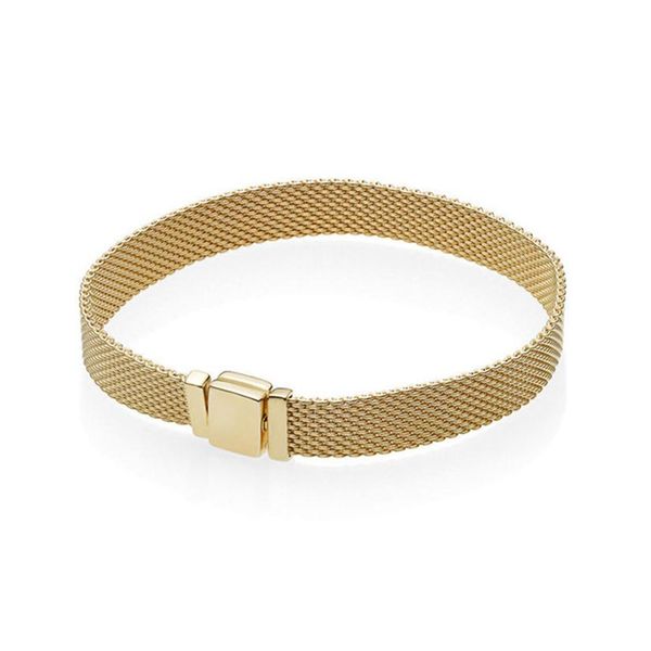 2018 new 100% 925 sterling silver reflexions bracelet fit european charm beads for women gift original fashion diy jewelry gift on281e, Golden;silver
2018 new 100% 925 sterling silver reflexions bracelet fit european charm beads for women gift original fashion diy jewelry gift on281e, Golden;silver