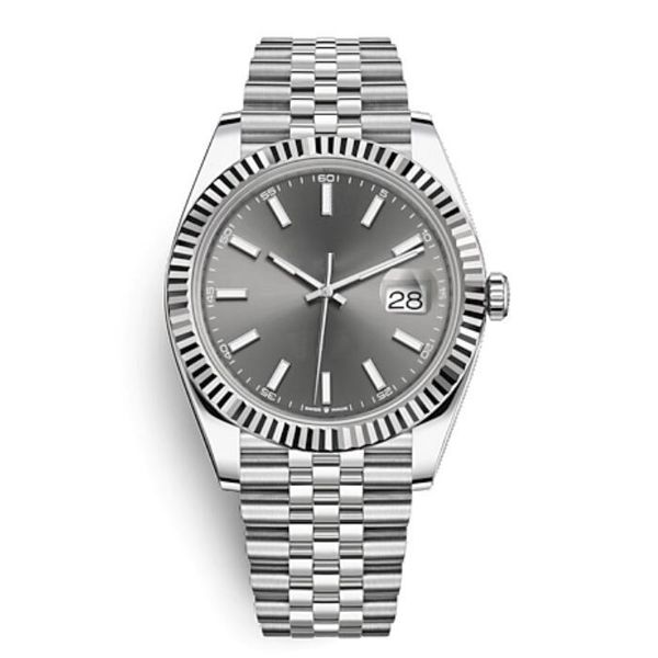 11 colors automatic movement watches men 41mm stainless steel mechanical watch sapphire glass solid clasp president mens gray wristwatch mal, Slivery;brown
11 colors automatic movement watches men 41mm stainless steel mechanical watch sapphire glass solid clasp president mens gray wristwatch mal, Slivery;brown