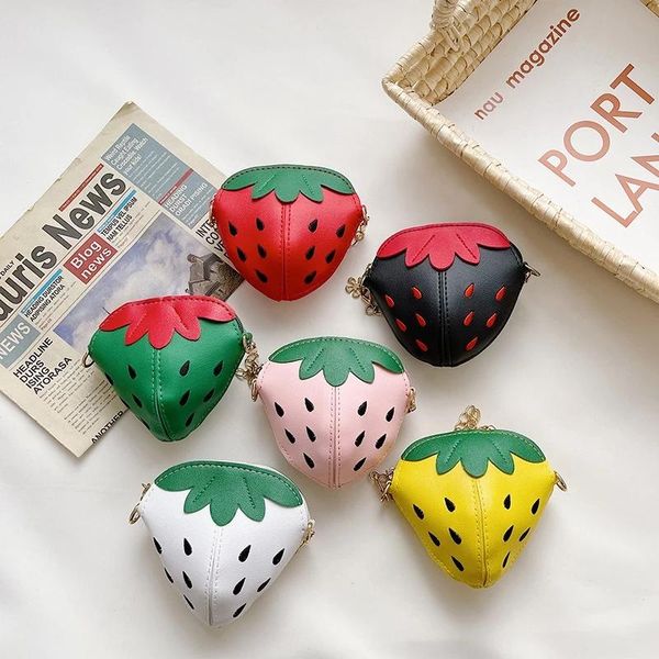 kids strawberry shape messenger bags cute girls princess purse children chain shoulder bag outdoor fruit crossbody, White
kids strawberry shape messenger bags cute girls princess purse children chain shoulder bag outdoor fruit crossbody, White