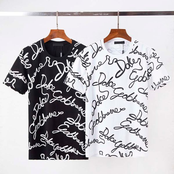 new mens letter embroidery t-shirt black and white casual summer mens womens round neck short sleeves size m-3xl v162, White;black
new mens letter embroidery t-shirt black and white casual summer mens womens round neck short sleeves size m-3xl v162, White;black