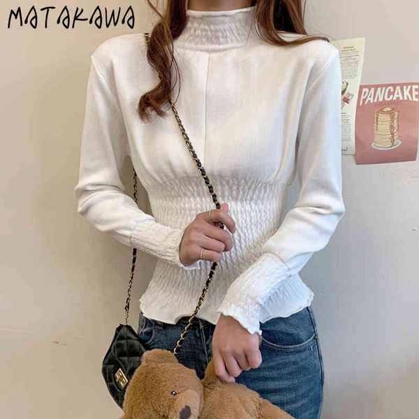 halfhigh collar bottoming inner womens sweater longsleeved slim waist sweaters 210506, White;black
halfhigh collar bottoming inner womens sweater longsleeved slim waist sweaters 210506, White;black