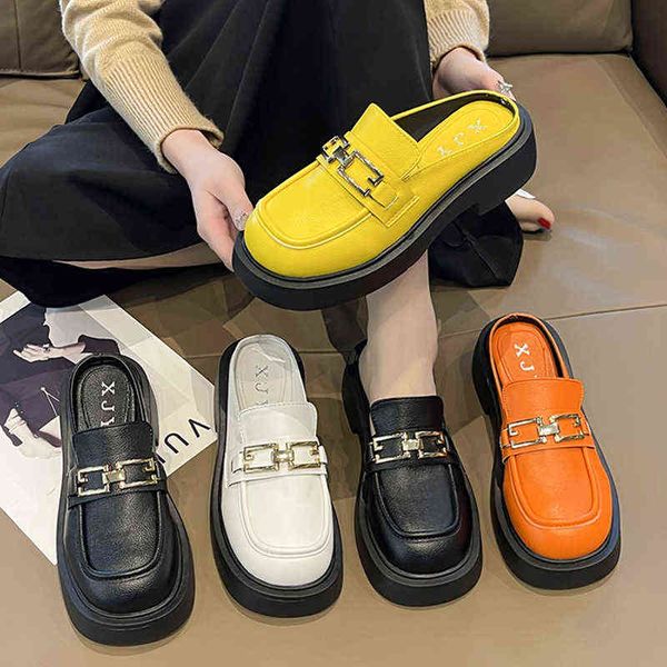 shoes women cover toe female slippers slides platform square heel med fashion soft 2022 block luxury retro pu hoof heels y220621, Black
shoes women cover toe female slippers slides platform square heel med fashion soft 2022 block luxury retro pu hoof heels y220621, Black
