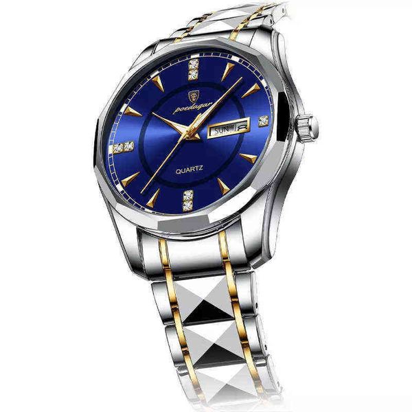 wristwatches 2022 new fashion men's watches stainless steel brand luxury waterproof men quartz relogio masculino 220418, Slivery;brown
wristwatches 2022 new fashion men's watches stainless steel brand luxury waterproof men quartz relogio masculino 220418, Slivery;brown