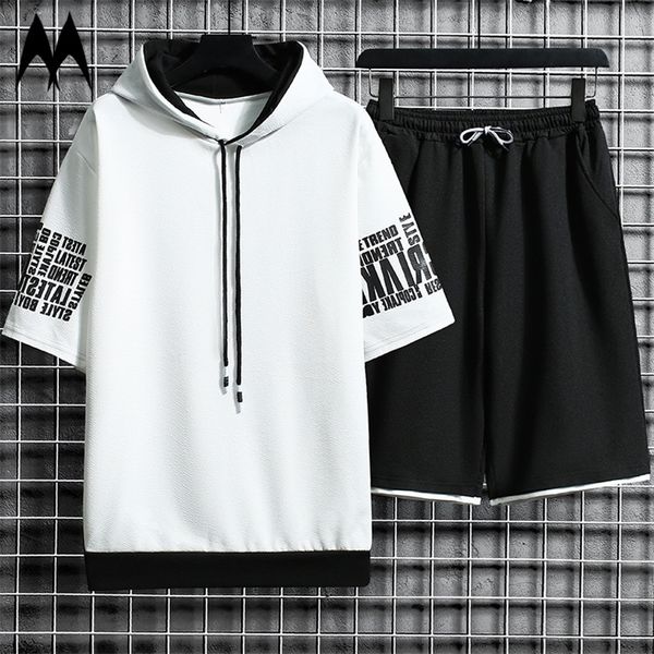 casual men short sleeved sets summer mens harajuku hooded t shirt shorts fashion printing 2 piece suit clothing 220621, Gray
casual men short sleeved sets summer mens harajuku hooded t shirt shorts fashion printing 2 piece suit clothing 220621, Gray
