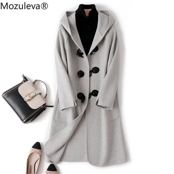 hooded double sided cashmere female winter long korean double-faced warm soft woolen coat 210416, Tan;black
hooded double sided cashmere female winter long korean double-faced warm soft woolen coat 210416, Tan;black