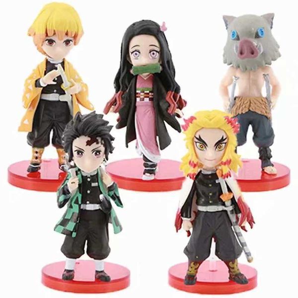 huiya01 demon slayer kimetsu no yaiba 5 pieces q version japanese anime figure pvc action figure model collectible toy doll gifts q0722
huiya01 demon slayer kimetsu no yaiba 5 pieces q version japanese anime figure pvc action figure model collectible toy doll gifts q0722