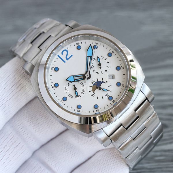 movement watch automatic mechanical watches mens watches business wristwatch 44mm designer wristwatches stainless steel case montre de luxe, Slivery;brown
movement watch automatic mechanical watches mens watches business wristwatch 44mm designer wristwatches stainless steel case montre de luxe, Slivery;brown
