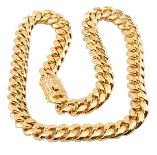 14k gold plated gold cuba chain with white diamond buckle encryption necklace, Silver
14k gold plated gold cuba chain with white diamond buckle encryption necklace, Silver