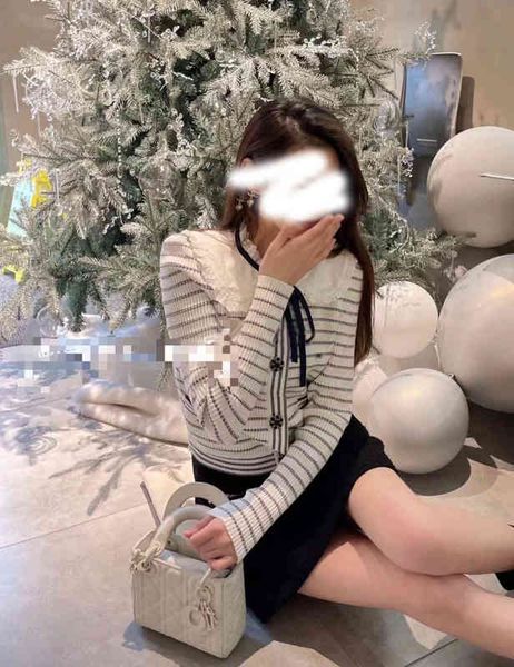 women's knits & tees 2022 spring doll collar lace up age reducing xiaoxiang sweater low-key thousand gold stripe cardigan women f8ju, White
women's knits & tees 2022 spring doll collar lace up age reducing xiaoxiang sweater low-key thousand gold stripe cardigan women f8ju, White