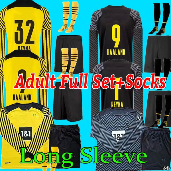 long sleeve 2021 2022 home haaland reus borussi a jerseys dortmund soccer jersey football shirts 21 22 sancho brandt plszczek kit menwith so, Black;yellow
long sleeve 2021 2022 home haaland reus borussi a jerseys dortmund soccer jersey football shirts 21 22 sancho brandt plszczek kit menwith so, Black;yellow