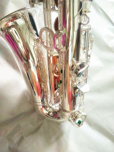new alto saxophone w037 professional musical instrument silver plated eb e flat sax with reed cases give silver metal mouthpiece
new alto saxophone w037 professional musical instrument silver plated eb e flat sax with reed cases give silver metal mouthpiece