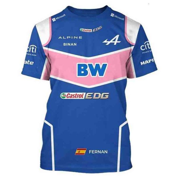 2022 new fashion f1 official t shirt formula one alpine team blue short sleeve summer racing oversized, White;black
2022 new fashion f1 official t shirt formula one alpine team blue short sleeve summer racing oversized, White;black