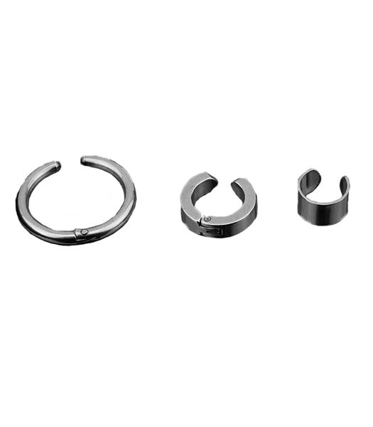 clip-on & screw back hip hop rock smooth ear bones clip earrings with male and female street punk style jewelry gifts, Silver
clip-on & screw back hip hop rock smooth ear bones clip earrings with male and female street punk style jewelry gifts, Silver