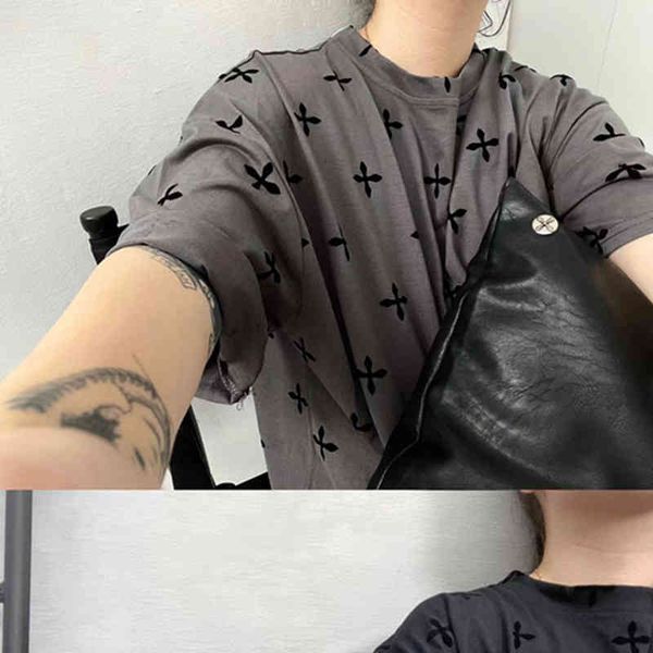 women's t-shirt s spring summer women's versatile loose smfk garden series cross flocking printed short sleeve t-shirt net red, White
women's t-shirt s spring summer women's versatile loose smfk garden series cross flocking printed short sleeve t-shirt net red, White