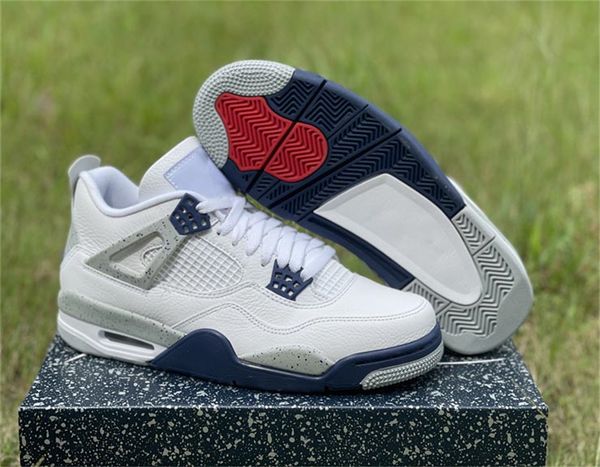 2022 release authentic 4 midnight navy outdoor shoes 4s blue white light smoke grey fire red men women sports sneakers with original box
2022 release authentic 4 midnight navy outdoor shoes 4s blue white light smoke grey fire red men women sports sneakers with original box
