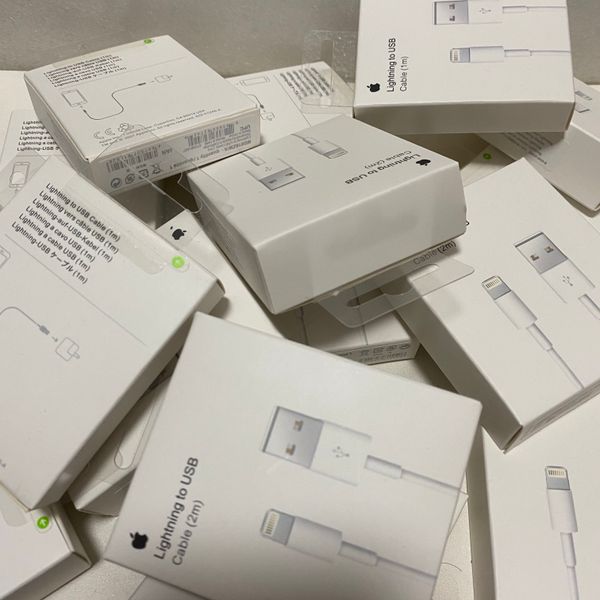 100pcs /lot original charging cables 1m 2m usb cable data transfer fast charging for apple iphone 6 7 8 x 11 12 with packaging box
100pcs /lot original charging cables 1m 2m usb cable data transfer fast charging for apple iphone 6 7 8 x 11 12 with packaging box
