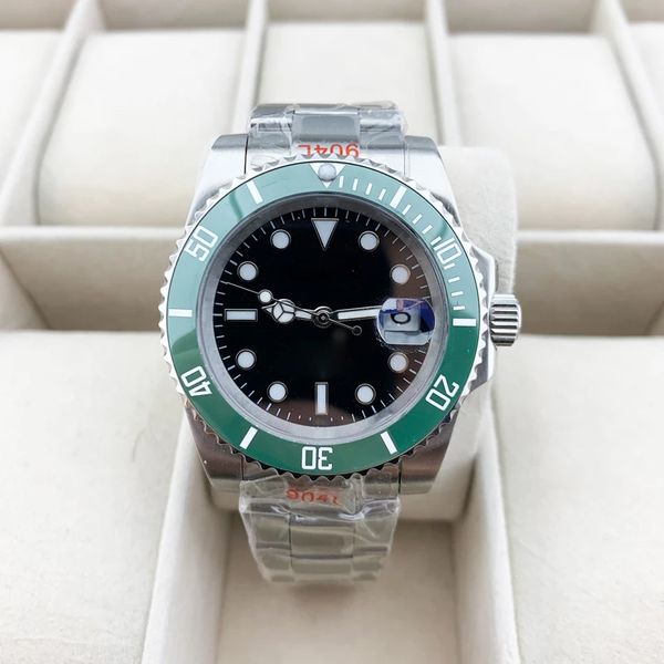41mm men's mechanical watch sapphire glass miyota 8215 movement waterproof luminous ceramic bezel black green, Slivery;brown
41mm men's mechanical watch sapphire glass miyota 8215 movement waterproof luminous ceramic bezel black green, Slivery;brown