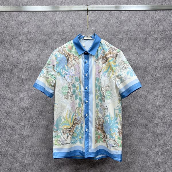 men's casual shirts designer 2022 spring and summer new shirt short sleeve men's women's same tiger flower all over print fas, White;black
men's casual shirts designer 2022 spring and summer new shirt short sleeve men's women's same tiger flower all over print fas, White;black