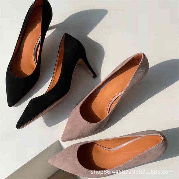 sandals french 6cm pointed thin heel shallow mouth high heels solid color professional work commuting versatile leather single shoes women, Black
sandals french 6cm pointed thin heel shallow mouth high heels solid color professional work commuting versatile leather single shoes women, Black