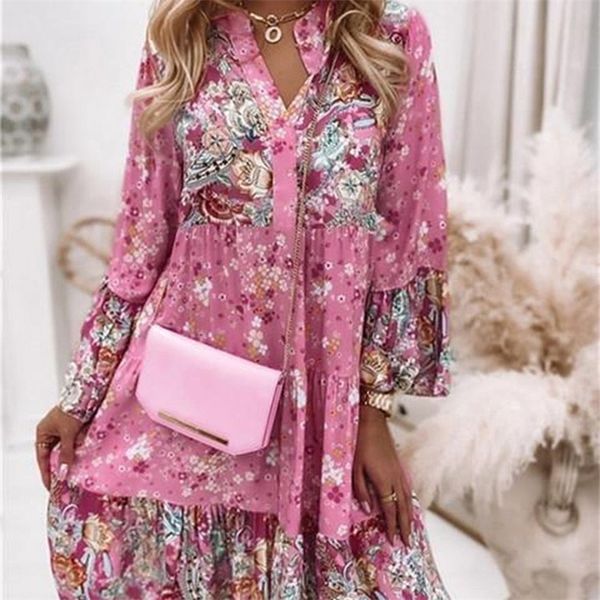 spring ruffle loose women party dress casual v neck beach pullover elegant retro floral print flare sleeve mini 220809, Black;gray
spring ruffle loose women party dress casual v neck beach pullover elegant retro floral print flare sleeve mini 220809, Black;gray