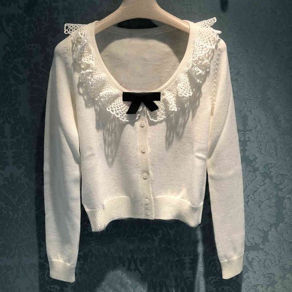 new style baby collar long sleeved cardigan autumn bow round neck sweater versatile, Black
new style baby collar long sleeved cardigan autumn bow round neck sweater versatile, Black