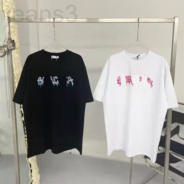 women's t-shirt designer 2022ss paris + spring and summer new graffiti jelly letter t-shirt men's women's casual loose short, White
women's t-shirt designer 2022ss paris + spring and summer new graffiti jelly letter t-shirt men's women's casual loose short, White