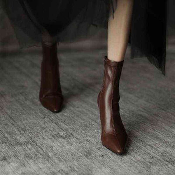 boots high heels dress shoes pointed toe bare black booties thin heeled fashion 220815
boots high heels dress shoes pointed toe bare black booties thin heeled fashion 220815