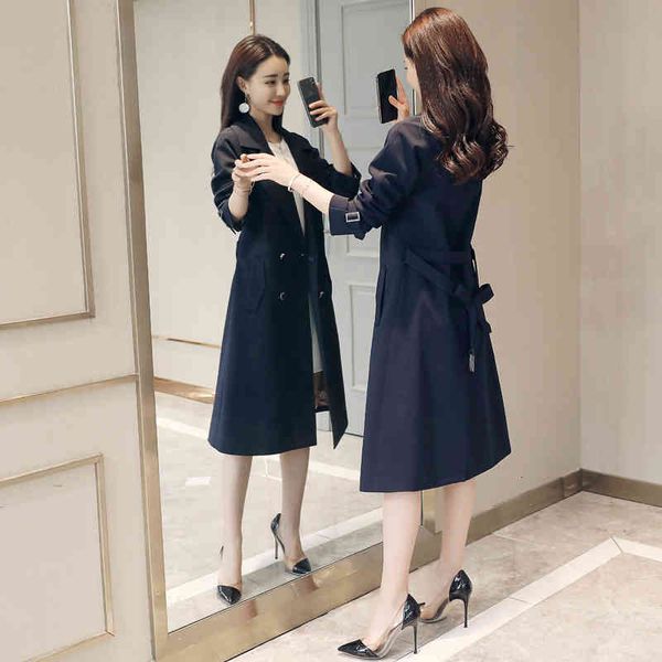 women's trench coats windbreaker women's medium length knee 2022 spring style waist closing thin british light mature temperament, Tan;black
women's trench coats windbreaker women's medium length knee 2022 spring style waist closing thin british light mature temperament, Tan;black
