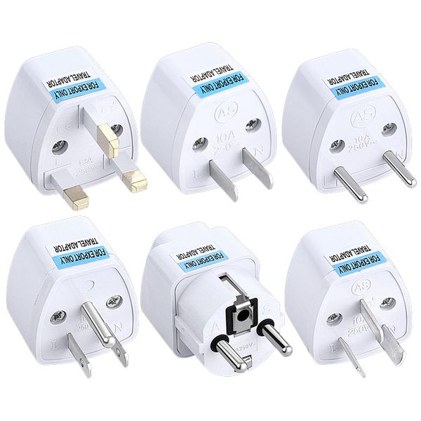 travel international adapter charger uk au plug 10a 500w wall plug for us 2pin de eu 3pin tourism conversion plugs
travel international adapter charger uk au plug 10a 500w wall plug for us 2pin de eu 3pin tourism conversion plugs