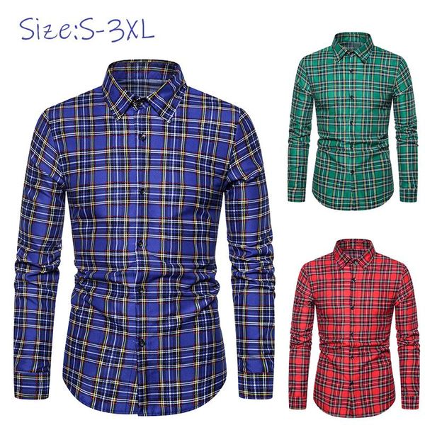 men's casual shirts men's shirt fashion plaid long sleeve personality party dress slimming jacket spring 2022 red green bluemen�, White;black
men's casual shirts men's shirt fashion plaid long sleeve personality party dress slimming jacket spring 2022 red green bluemen�, White;black