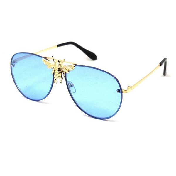 2021 new classic luxury metal big bee pilot sunglasses designer brand fashion mens womens sun glasses eyewear with box2783, White;black
2021 new classic luxury metal big bee pilot sunglasses designer brand fashion mens womens sun glasses eyewear with box2783, White;black