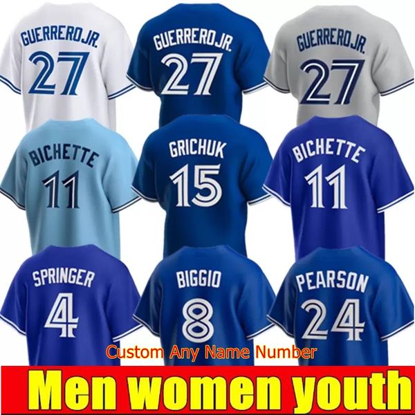 27 vladimir guerrero jr. blue jays jerseys hyun-jin ryu teoscar hernandez 11 bo bichette marcus semien austin martin cavan biggio george spr, Blue;black
27 vladimir guerrero jr. blue jays jerseys hyun-jin ryu teoscar hernandez 11 bo bichette marcus semien austin martin cavan biggio george spr, Blue;black