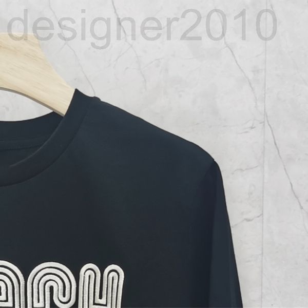 women's t-shirt designer 2022 summer new kou family three color co letter embroidery couple t-shirt round neck cotton short sleeve with, White 
women's t-shirt designer 2022 summer new kou family three color co letter embroidery couple t-shirt round neck cotton short sleeve with, White