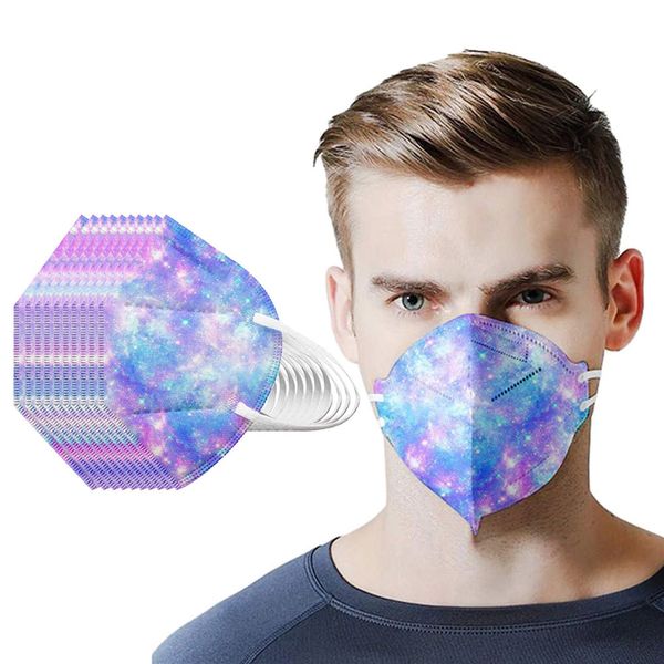 breathable dye kn95 disposable face mask 5-layer with elastic earloop and nose bridge clip for men women starry sky pattern 15x10cm
breathable dye kn95 disposable face mask 5-layer with elastic earloop and nose bridge clip for men women starry sky pattern 15x10cm