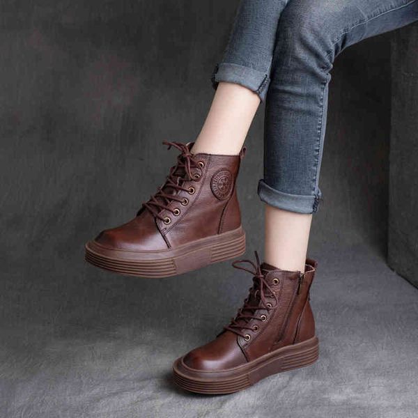 boots autumn winter handsome cowhide lace up british style short boots thick soled big head martin flat heels n48r, Black
boots autumn winter handsome cowhide lace up british style short boots thick soled big head martin flat heels n48r, Black