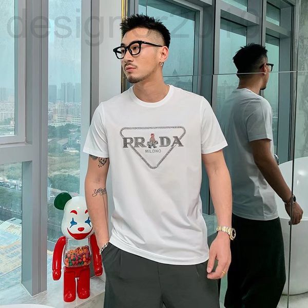 men's t-shirts designer 2022 spring and summer new men's t-shirt short sleeve light luxury european fashion half mercerized cotton, White;black
men's t-shirts designer 2022 spring and summer new men's t-shirt short sleeve light luxury european fashion half mercerized cotton, White;black