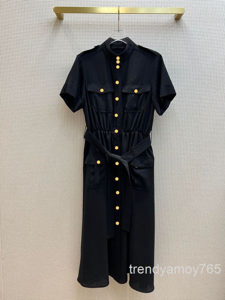 casual dresses heavy industry four pocket short sleeve dress french elegant solid color waist length skirt spring and summer women's hi, Black;gray
casual dresses heavy industry four pocket short sleeve dress french elegant solid color waist length skirt spring and summer women's hi, Black;gray