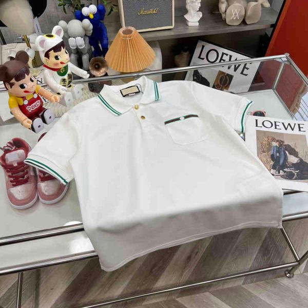 designer womens polo shirts lettering gold buttons luxury green line v-neck polo shirts for men and women simple fashion refreshing versatil, White
designer womens polo shirts lettering gold buttons luxury green line v-neck polo shirts for men and women simple fashion refreshing versatil, White