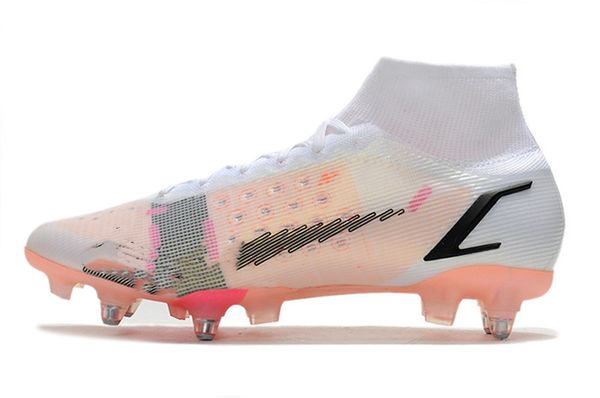 shoe designer edition nk assassin mercurial sg men's soccer boot sneakers, Black