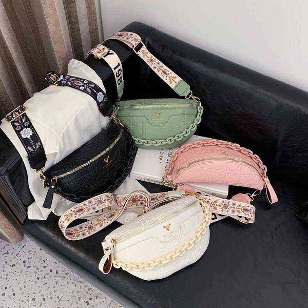 waist bag women summer new korean pu printing fashion chain chest color shoulder strap single shoulder messenger bag 220518
waist bag women summer new korean pu printing fashion chain chest color shoulder strap single shoulder messenger bag 220518