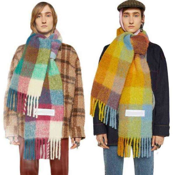 new winter multi-color thickening and long plaid scarf ac with the same length fashion simple warm men's women's, Blue;gray
new winter multi-color thickening and long plaid scarf ac with the same length fashion simple warm men's women's, Blue;gray