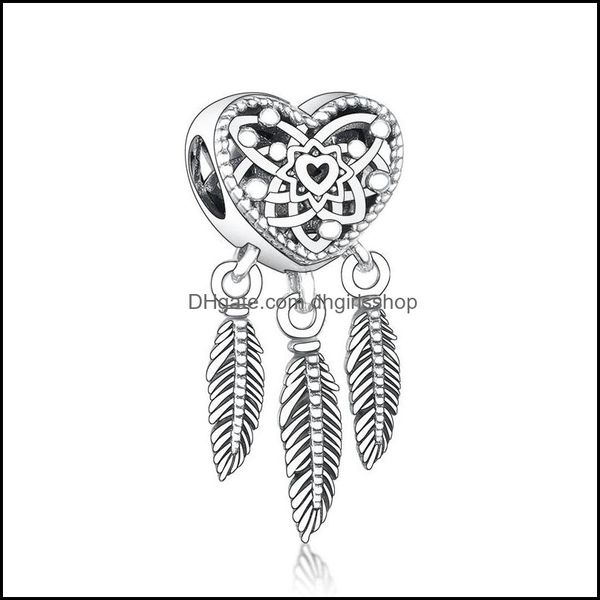 sier loose beads jewelry fit original pandora charm bracelet authentic 100% 925 sterling dream catcher feather bead for makin dh7ok, Black
sier loose beads jewelry fit original pandora charm bracelet authentic 100% 925 sterling dream catcher feather bead for makin dh7ok, Black