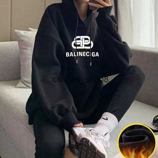 european and american hoodies balencaigas's designer men's plush lock letter and wo winter new loose long sleeve women jacket fash, Black
european and american hoodies balencaigas's designer men's plush lock letter and wo winter new loose long sleeve women jacket fash, Black