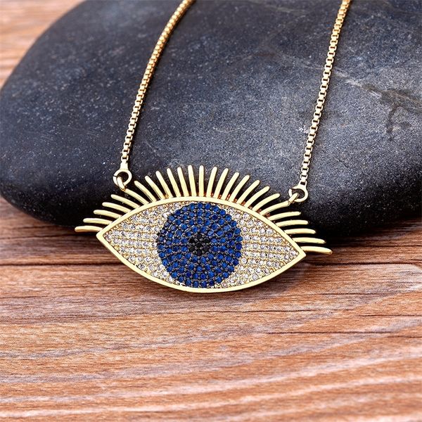 turkish lucky blue eye necklace copper zircon evil eye pendant choker charms link chain necklace jewelry gift for women men, Silver
turkish lucky blue eye necklace copper zircon evil eye pendant choker charms link chain necklace jewelry gift for women men, Silver