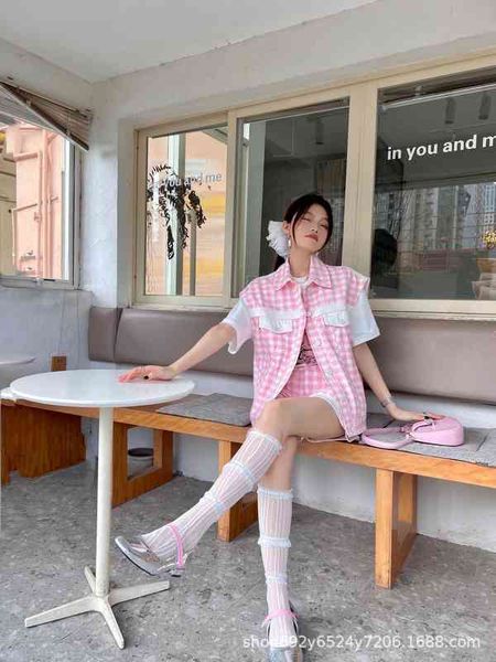 women's pants & capris spring and summer niche design contrast pink white check shorts high waist thin denim fashion 2kuw, Black;white
women's pants & capris spring and summer niche design contrast pink white check shorts high waist thin denim fashion 2kuw, Black;white