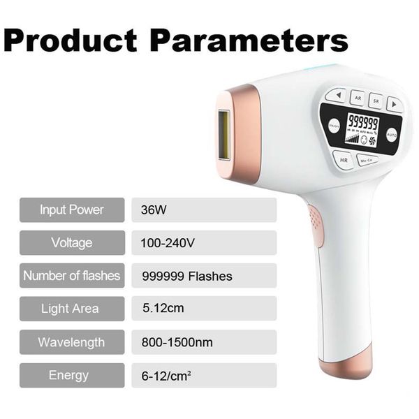 999999 flashes ipl laser hair removal machine 5in1 electirc painless permanent epilator device for bikini face depilador a laser
999999 flashes ipl laser hair removal machine 5in1 electirc painless permanent epilator device for bikini face depilador a laser